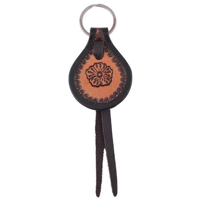 Round Flower Keychain