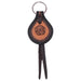 Round Flower Keychain