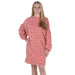 Women's Faded Coral Western Print Dress