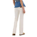 Women's Worn White Boot Cut Jeans