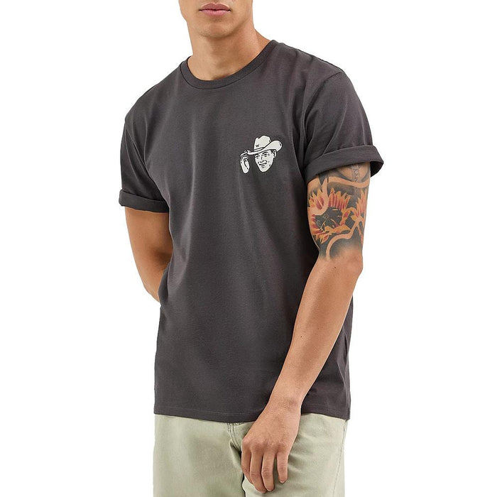 Men's Cowboy Black Tee Shirt