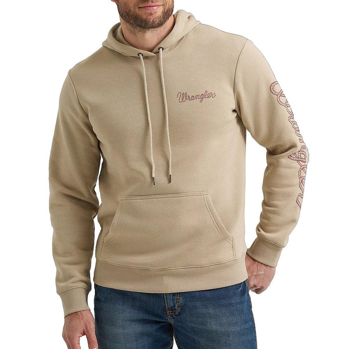 Men's Trench Coat Sleeve Logo Hoodie