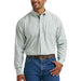Men's George Strait Aqua Plaid Shirt