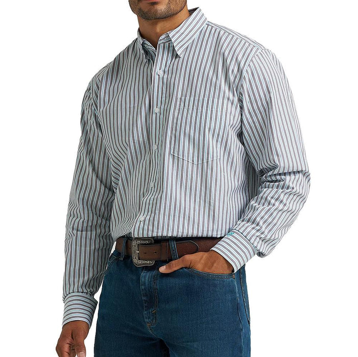 Men's Cody Johnson Ink Blue Paisley Shirt
