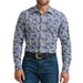 Men's Blue Paisley 20X Competition Shirt