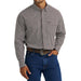 Men's George Strait Brown Multi Print Shirt