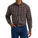 Men's George Brown Plaid Shirt