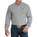 Men's Grey Circle Print Shirt