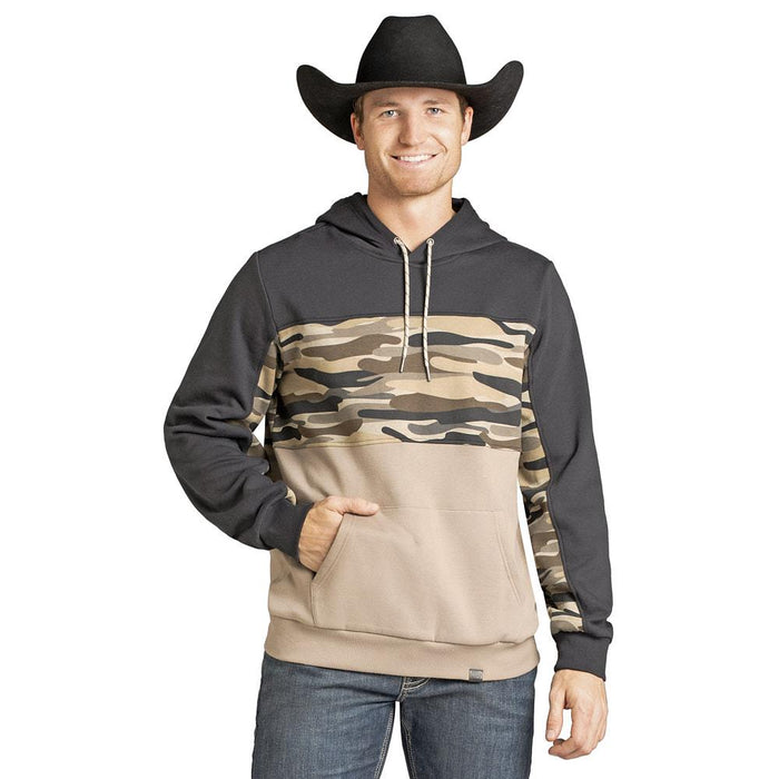 Men's Taupe Camo Hoodie