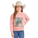 Girl's Rose Graphic Pullover