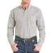 Men's Ecru Geo Print Shirt