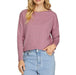 Women's Pink Stripe Long Sleeve Top