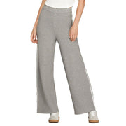 Women's Grey Striped Side Sweater Pants