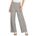 Women's Grey Striped Side Sweater Pants