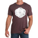 Men's Purple Distressed Logo Tee Shirt