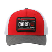 Men's Red Western Brand Cap