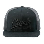 Men's Black Logo Embroidered Cap