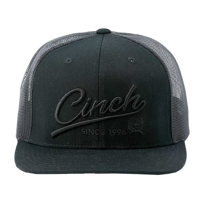Men's Black Logo Embroidered Cap