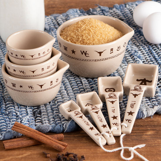 West Creation Branded Ceramic Measuring Spoons