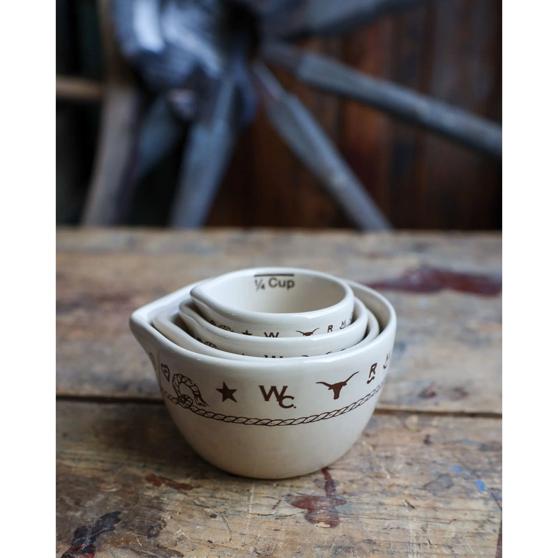 West Creation Branded Ceramic Measuring Cups