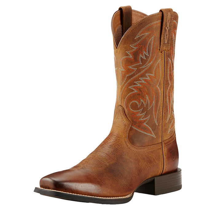 Men's Sport Herdsman Powder Brown Cowboy Boot