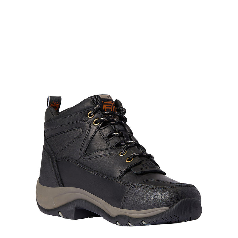 Women's Terrain Lace-Up 4in Shaft Black Waterproof Boot