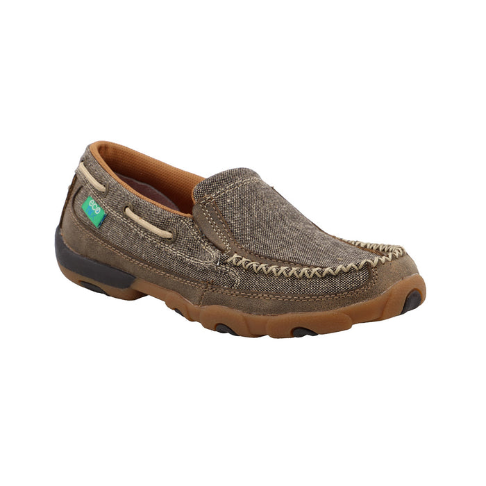 Women's Grey ECO Slip-On Driving Moc