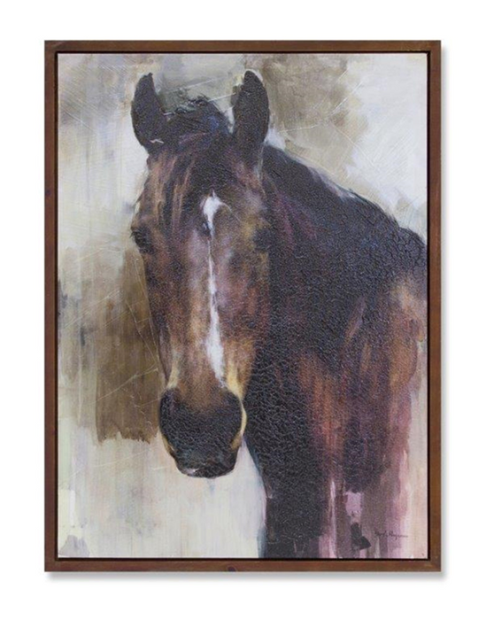 Horse Print Canvas Wall Art