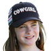 Girl's Brown Cowgirl Trucker Cap