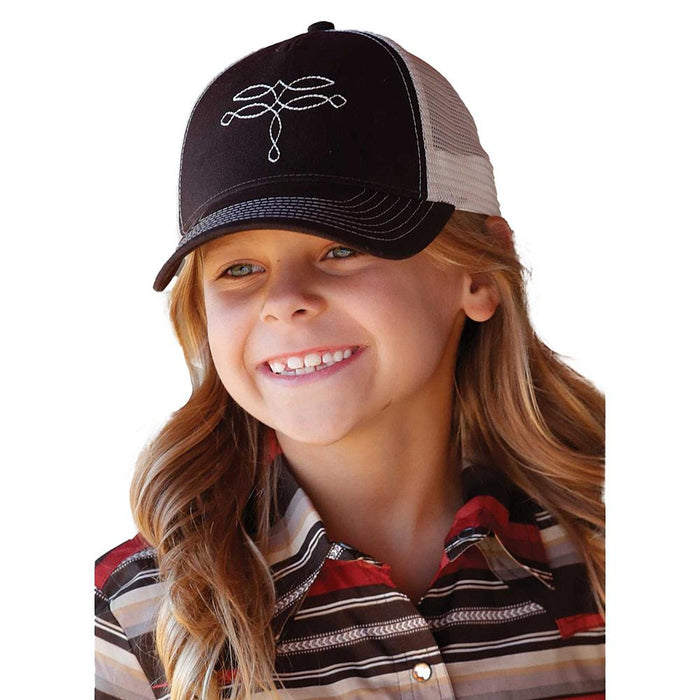 Girl's Brown Trucker Cap