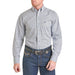 Men's Blue Print Shirt