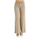 Women's Lurex Taupe Palazzo Pants