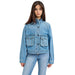 Women's Medium Wash Short Jacket