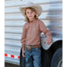 Boy's Coral Print Shirt