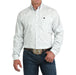 Men's White Paisley Printed Shirt