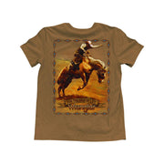 Men's Tobacco Brown Logo Tee Shirt