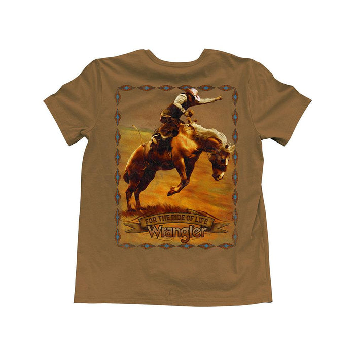 Men's Tobacco Brown Logo Tee Shirt