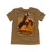 Men's Tobacco Brown Logo Tee Shirt