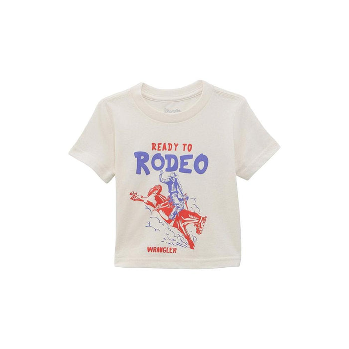 Boy's Marshmallow Ready To Rodeo Tee Shirt
