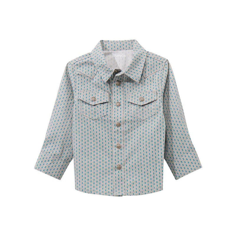 Baby Boy's Blue Long Sleeve Shirt
