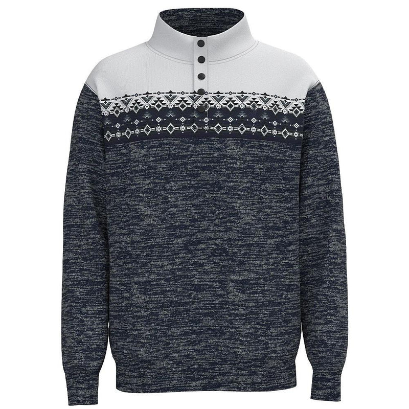 Men's Blue Aztec Stevie Pullover