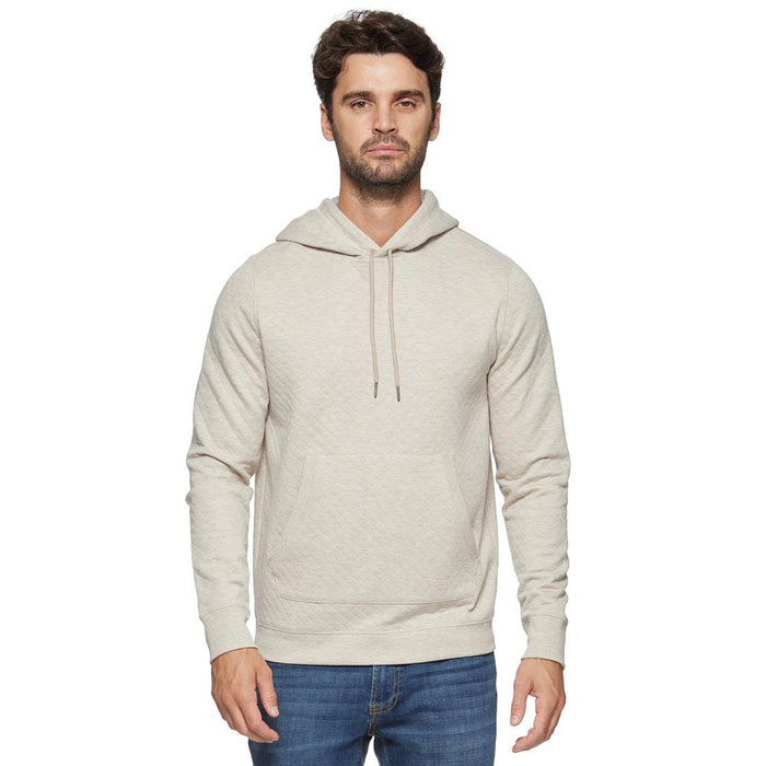 Men's Bradner Oatmeal Quilted Hoodie