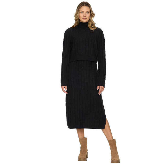 Women's Mecca Black Midi Dress