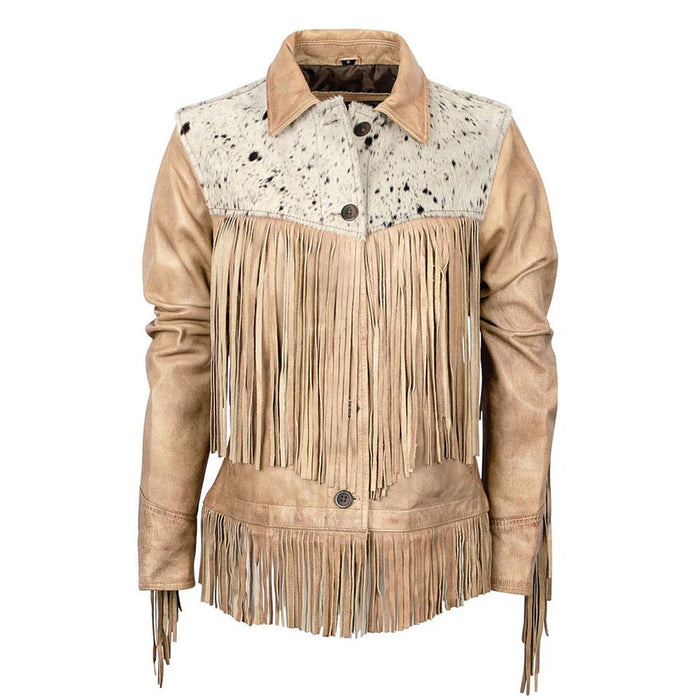 The Frontier Brown Palomino Cowhide
