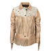 The Frontier Brown Palomino Cowhide
