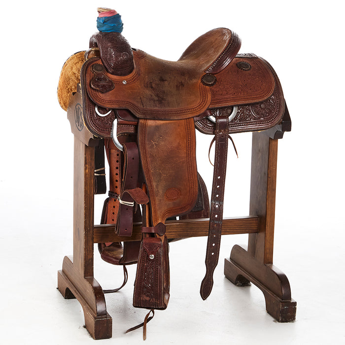 Used 14.5in 1/2 Breed Full Border Team Roper