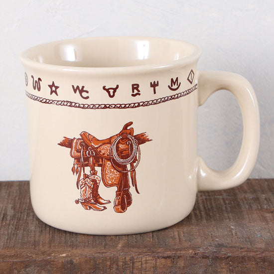 West Creation Ceramic Old 20 oz. Camp Mugs