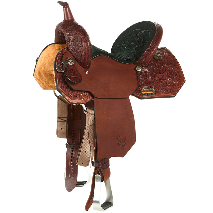 Cobra 14in Chestnut Barrel Saddle