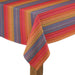 Phoenix Striped Red Table Linens
