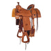 Heavy Oil Roughout Team Roper with Inlaid Bullhide Seat